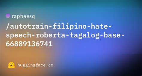 Hatred in Tagalog.